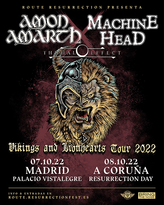 Amon Amarth + Machine Head + The Halo Effect Palacio Vistalegre (Madrid)