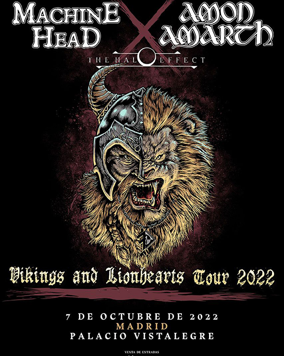 Machine Head + Amon Amarth + The Halo Effect Palacio Vistalegre (Madrid)