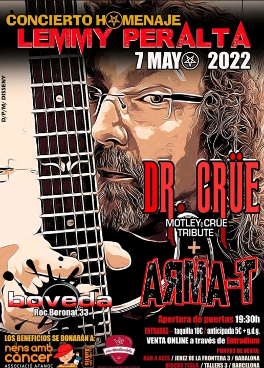Dr. Crüe + Arma-T Bóveda (Barcelona)