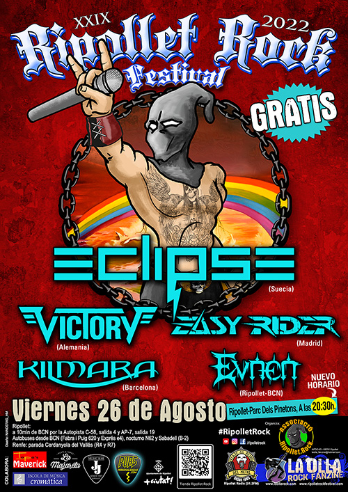 Eclipse + Victory + Easy Rider + Kilmara + Evnen Parc dels Pinetons (Ripollet)