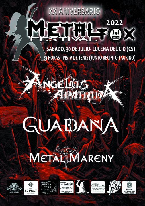 Angelus Apatrida + Guadaña + Metal Mareny