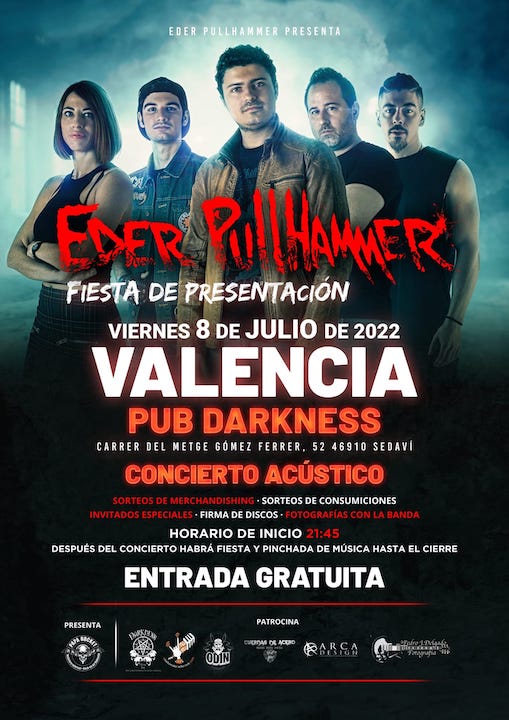 Eder PullHammer Pub Darkness (Valencia)