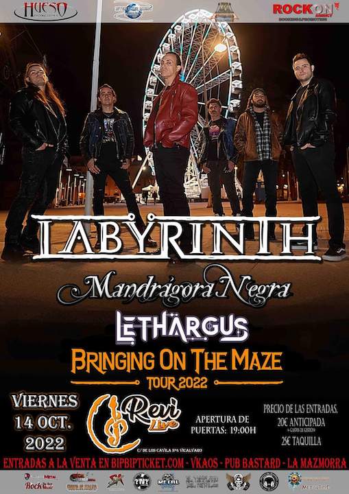 Labyrinth + Mandrágora Negra + Lethargus Revi Live (Madrid)