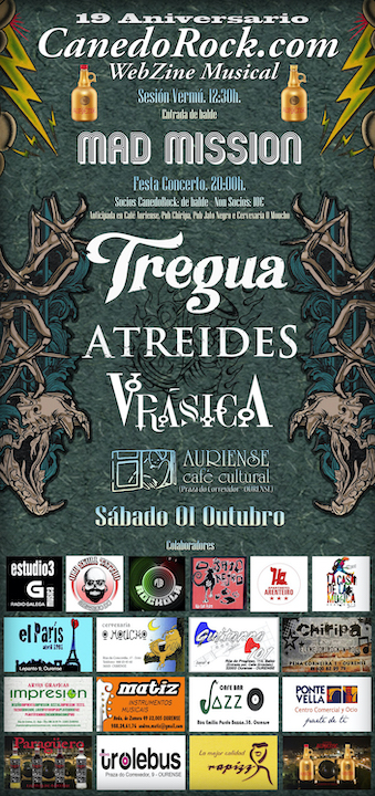 Tregua + Atreides + Vrásica Auriense Café Cultural (Ourense)