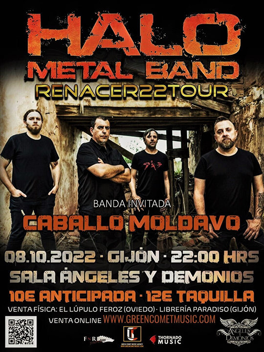 HALO Metal Band + Caballo Moldavo