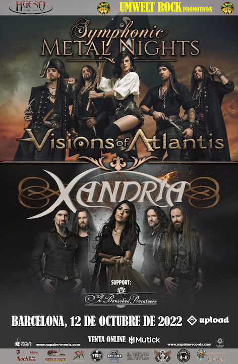 Visions of Atlantis + Xandria + Ye Banished Privateers Upload (Barcelona)