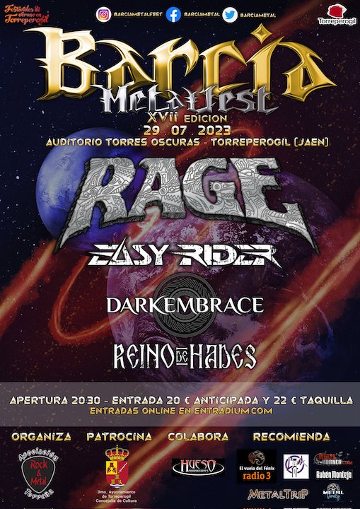 Rage + Easy Rider + Dark Embrace + Reino de Hades