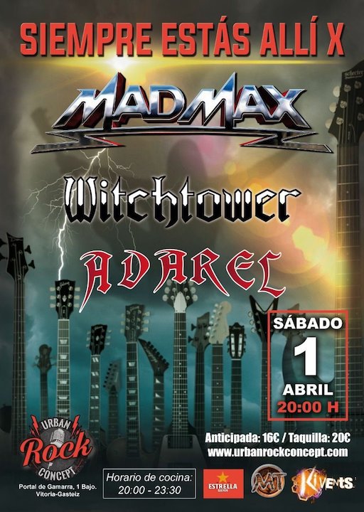 Mad Max + Witchtower + Adarel Urban Rock Concept (Gasteiz (Vitoria))