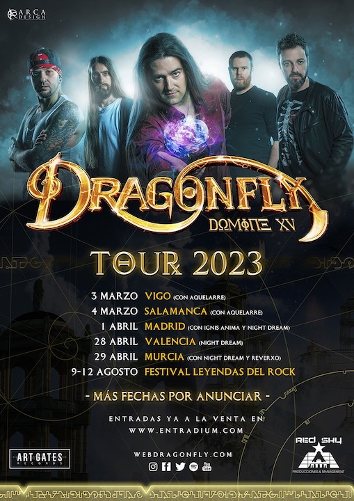 Dragonfly + Ignis Anima + Night Dream TBA (Madrid)