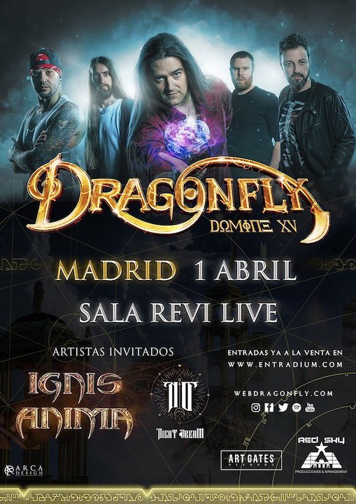 Dragonfly + Ignis Anima + Night Dream Revi Live (Madrid)