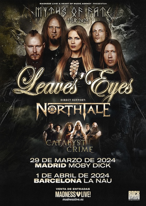 Leaves' Eyes + Northtale + Catalyst Crime Moby Dick (Madrid)