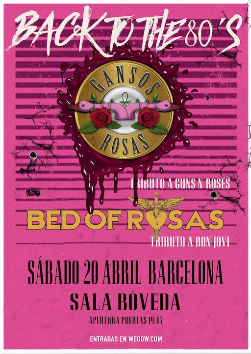Gansos Rosas + Bed of Rosas Bóveda (Barcelona)