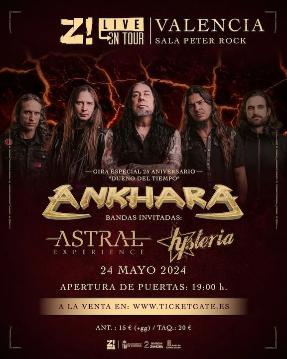 Ankhara + Astral Experience + Hysteria Peter Rock (Valencia)