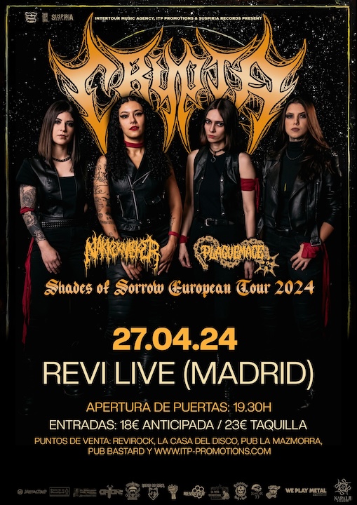 Crypta + Nakkeknaeker + Plaguemace Revi Live (Madrid)
