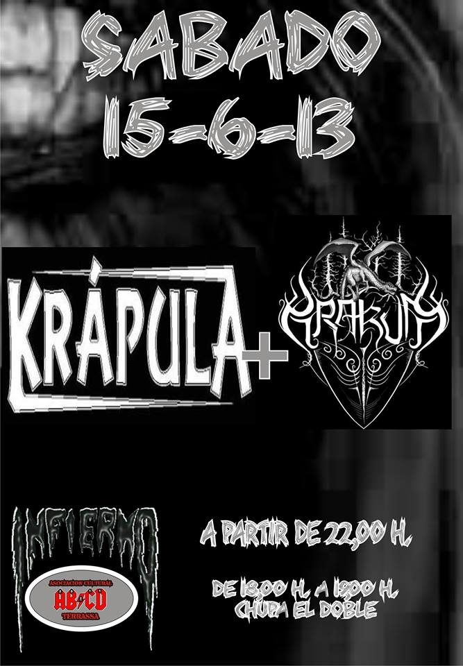Drakum + Krápula - 15/06/2013 Sala Infierno (Terrassa)