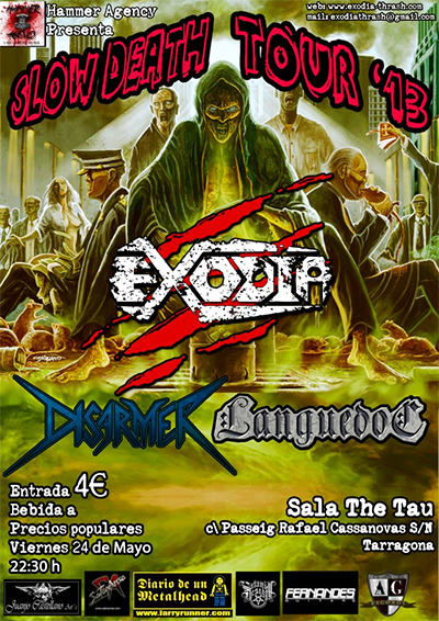 Exodia + Languedoc + Disarmer - 24/05/2013 Sala Dirty Club (Tarragona)