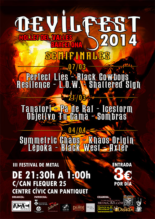 2a Semifinal Devilfest 2014 - 21/03/2014 CC Can Pantiquet (Mollet)