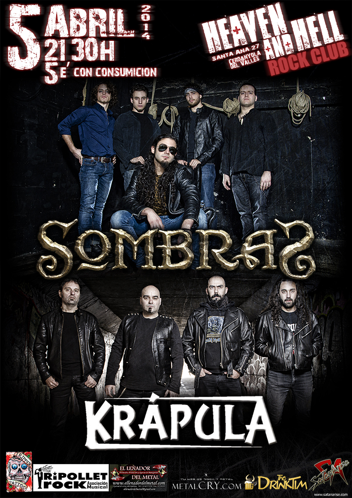 Sombras + Krápula - 05/04/2014 Heaven And Hell (Cerdanyola Del Vallès)