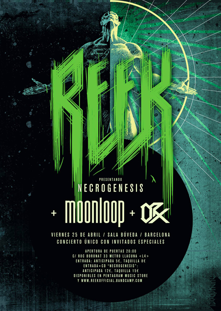 Reek + Moonloop + Dr. X - 25/04/2014 Bóveda (Barcelona)
