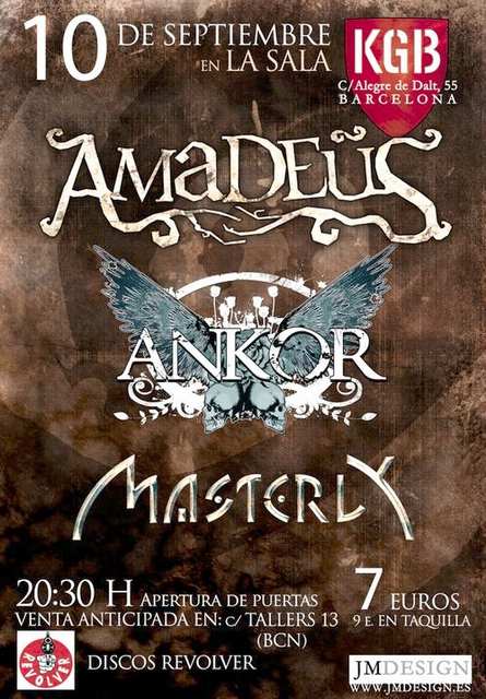 Masterly + Ankor + Amadeus - 10/09/2011 Sala KGB (Barcelona)