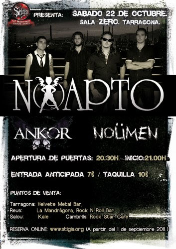 No Apto + Ankor + Möumen - 22/10/11 Sala Zero (Tarragona)