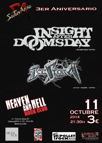 Icestorm + Insight After Doomsday – 11/10/2014 Heaven and Hell (Cerdanyola)