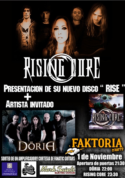 Döria + Rising Core – 01/11/2014 Faktoria d'Arts (Terrassa)