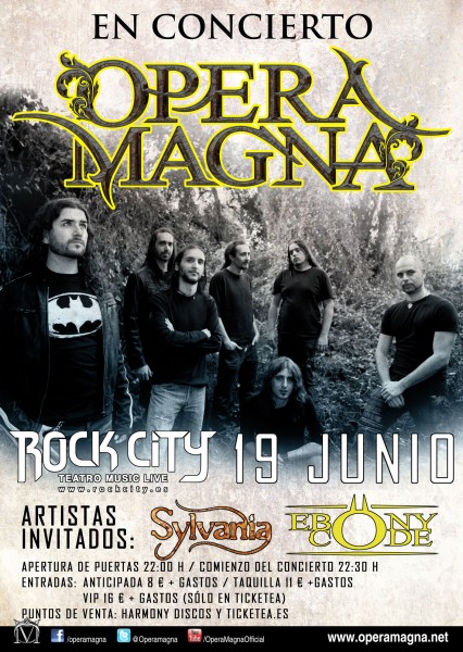 Sylvania + Opera Magna - 20/06/2015 Rock City (Valencia)