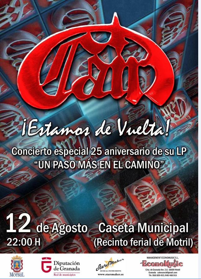 Caín + Hora Zulú + Maldito Swing - 12/08/2016 Caseta Municipal - Motril (Granada)