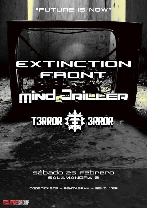 T3RROR 3RROR + Mind Driller + Extinction Front - 25/02/2017 - Sala Salamandra (L'H - Bcn)