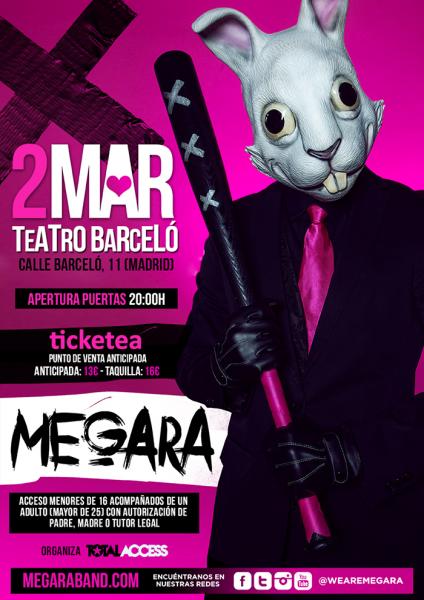 Megara - 02/03/2018 - Teatro Barceló  (Madrid)