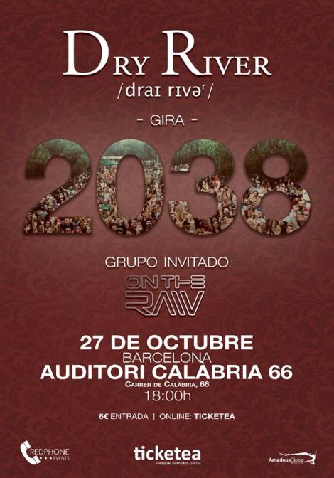 On the Raw + Dry River - 27/10/2018 - Auditori Calabria 66 (Bcn)