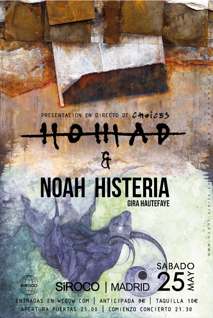 Noah Histeria + Nomad - 25/05/2019 - Sala Sirocco (Madrid)