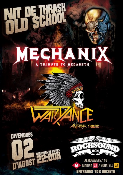 Wardance + Mechanix - 02/08/2019 - Sala Rocksound (Bcn)