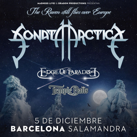 Sonata Arctica + Edge of Paradise + Temple Balls - 05/12/2019 - Salamandra (L'Hospitalet (Bcn))