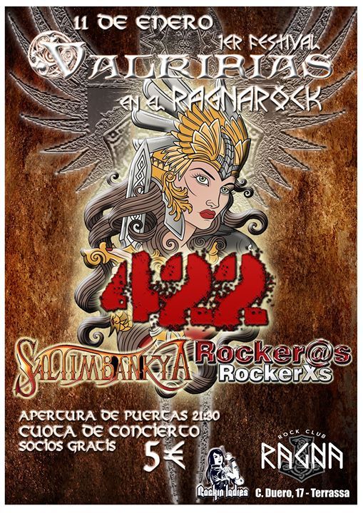 422 + Saltymbankya + RockerXs - 11/01/2020 - Sala Rägna Rock (Terrassa)