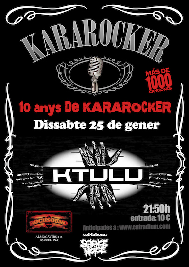 Ktulu + Kararocker - 25/01/2020 - Rocksound (Bcn)