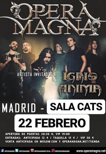 Opera Magna - Ignis Anima - 22/02/2020 - Sala Cats (Madrid)