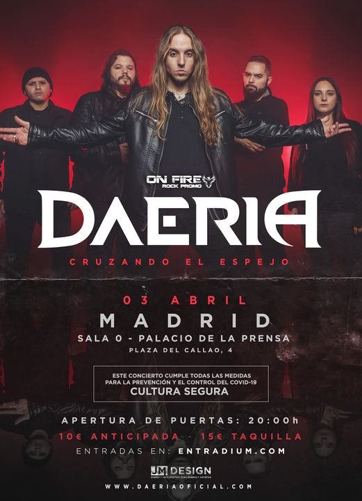 Daeria - 03/04/2021 - Sala 0 - Palacio de la Prensa (Madrid)