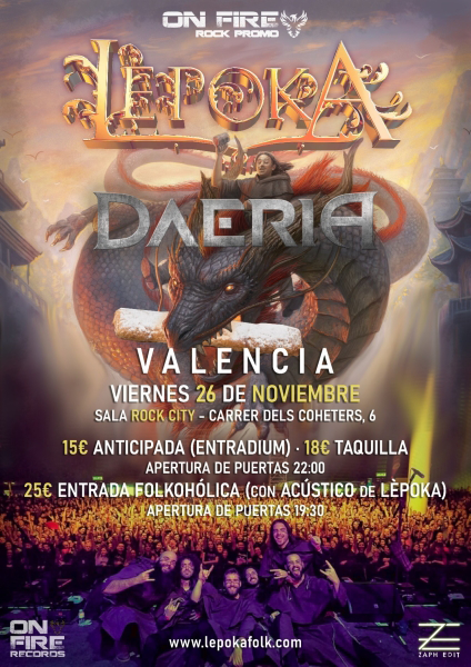 Lèpoka + Daeria - 26/11/2021 - Rock City (Valencia)