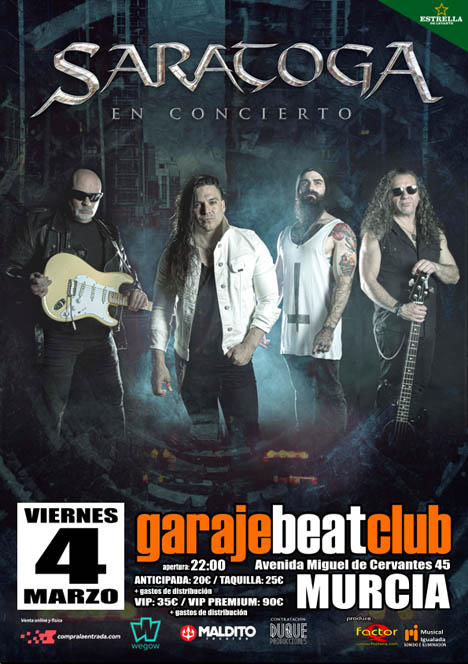 Saratoga - 04/03/2022 - Garage Beat Club (Murcia)