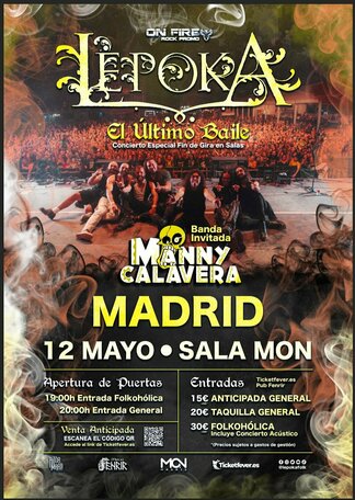 Lèpoka + Manny Calavera - 12/05/23 - Sala Mon (Madrid)