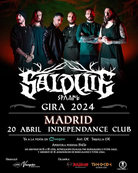 Salduie - 20/04/2024 - Sala Independance Club (Madrid)