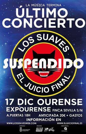 Los Suaves suspenden el concierto de despedida de Ourense