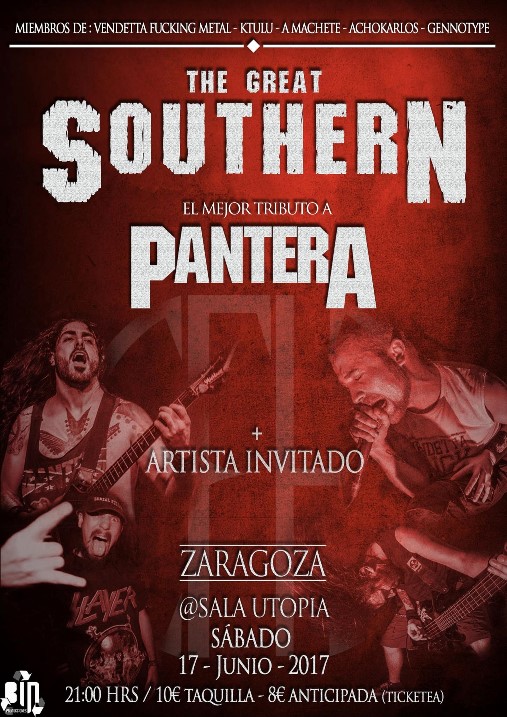 Nuevo video de The Great Southern (Tributo a Pantera) - Slaughtered