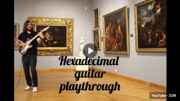 Essence Of Datum: Romanovsky "Hexadecimal" playthrough de guitarra