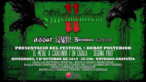Acto de presentación del Metal Cat Fest 2