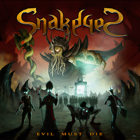 Snakeyes presenta portada y trailer de su nuevo disco Evil Must Die