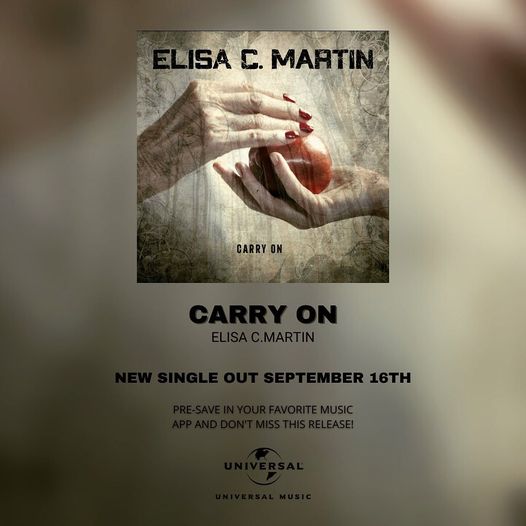 Carry On es el nuevo single de Elisa C. Martín