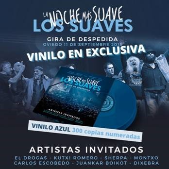 Los Suaves publican en doble vinilo azul su directo La Noche Más Suave